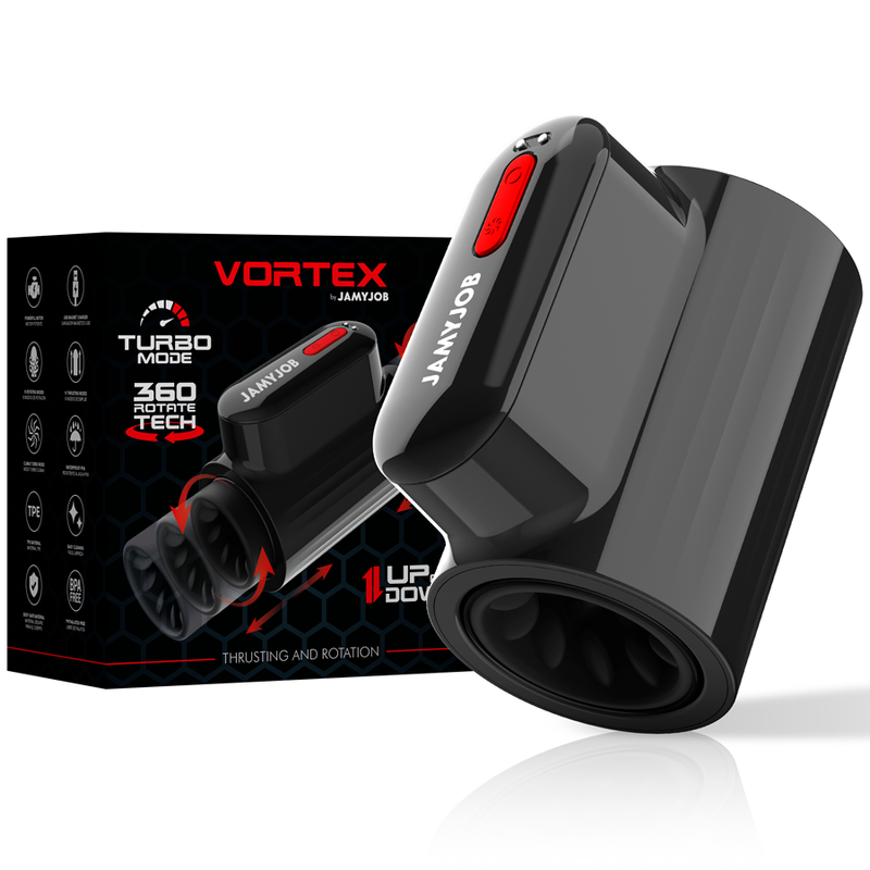 Masturbateur Masculins Sex Toys avec 10 Modes Télescopiques & Rotation Et Succion, Automatique Masturbâteur Homme Mains Libres Vibration 3D Silicone, Sex Toýs Homme