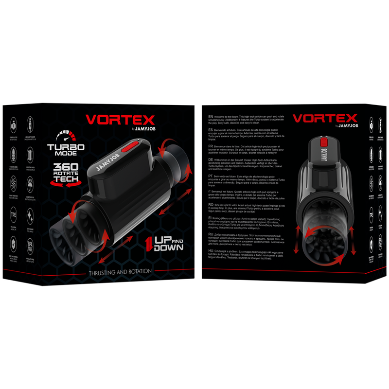 Masturbateur Masculins Sex Toys avec 10 Modes Télescopiques & Rotation Et Succion, Automatique Masturbâteur Homme Mains Libres Vibration 3D Silicone, Sex Toýs Homme