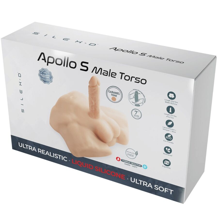 SILEXD - APOLLO S REALISTIC HALF MALE TORSO CARAMEL