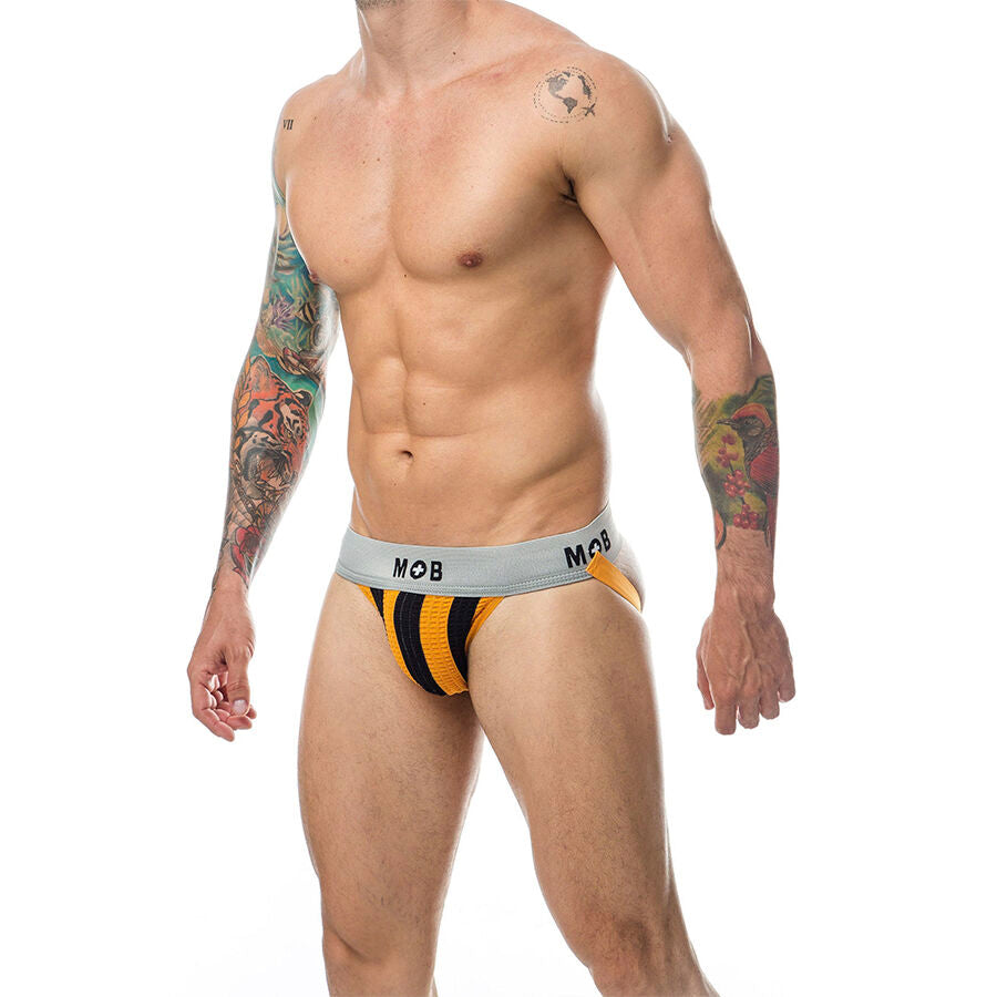 MOB - CLASSIC JOCK STRIPE ORANGE SIZE XXL