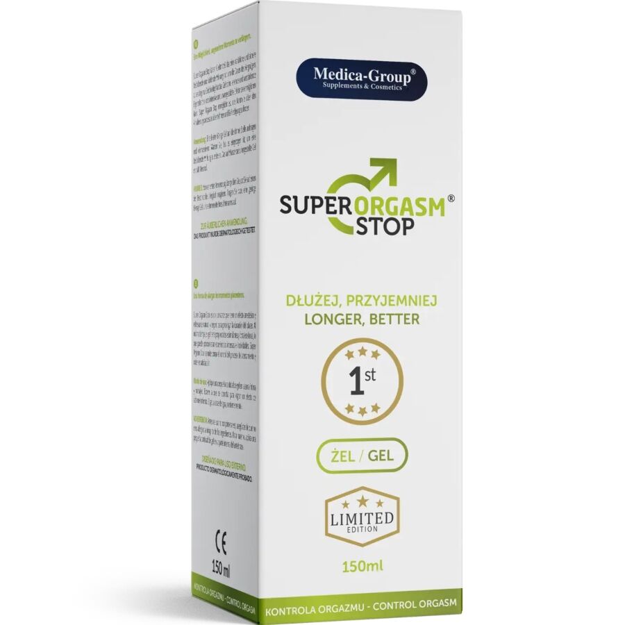 MEDICA GROUP - SUPER ORGASM STOP INTIMATE GEL FOR MEN 150 ML