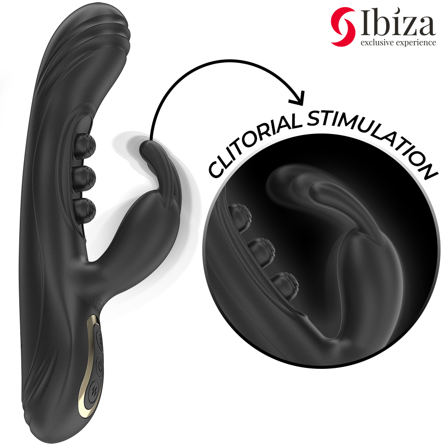 IBIZA - VIBRATING RABBIT WITH PULSATION
