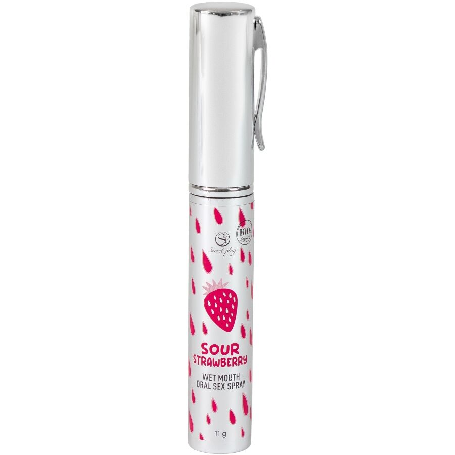 SECRETPLAY - SOUR STRAWBERRY ORAL SEX SPRAY