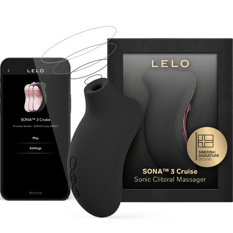 LELO - SONA 3 CRUISE SONIC CLITORAL MASSAGER BLACK